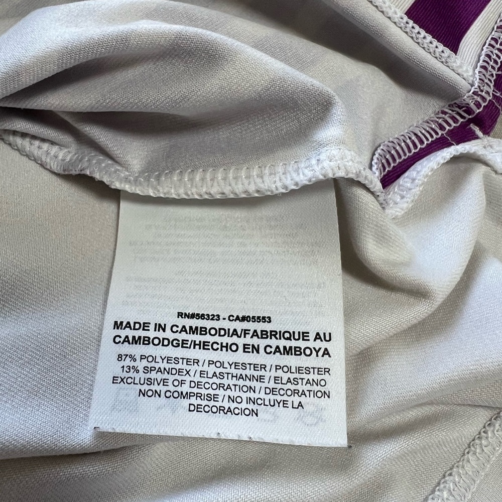 Nike golf Purple and White Patterned‎ Tank Top - Picture 10 of 10